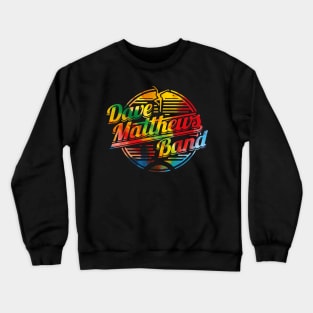 Dave Matthews Band Logo  multicolor Crewneck Sweatshirt